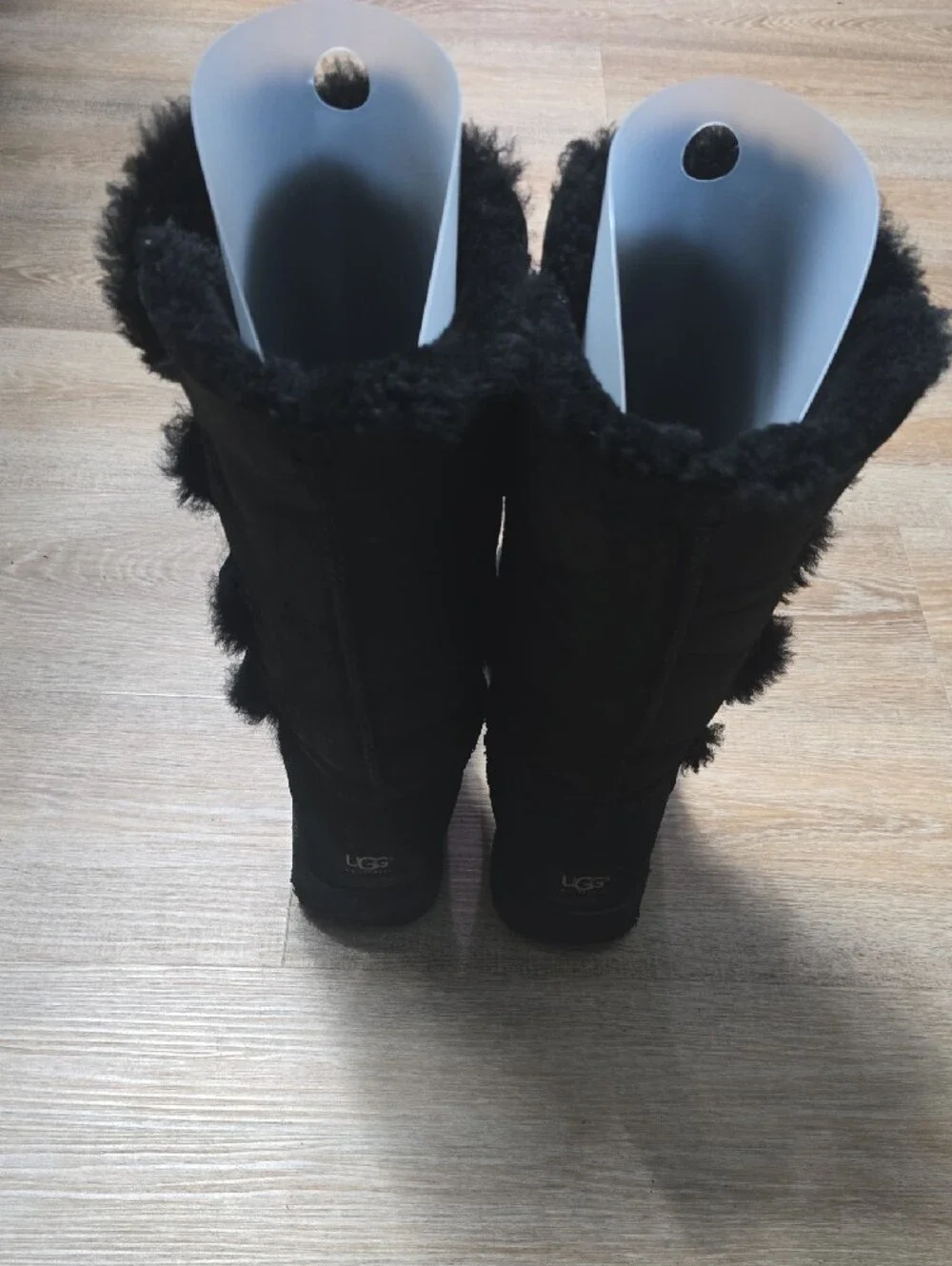 UGG Bailey Button Triplet Boot Black Tall  Boots 9